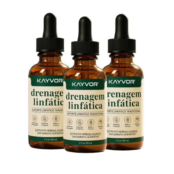 Kayvor® Gotas para Drenagem Linfática