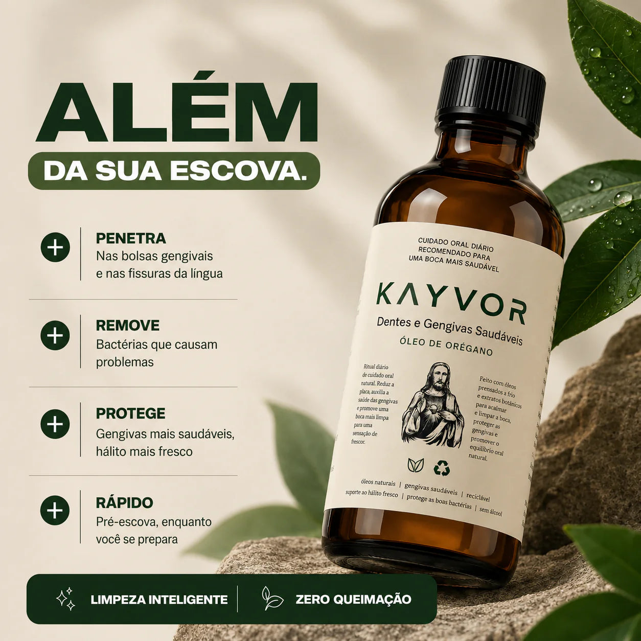 Além da sua escova