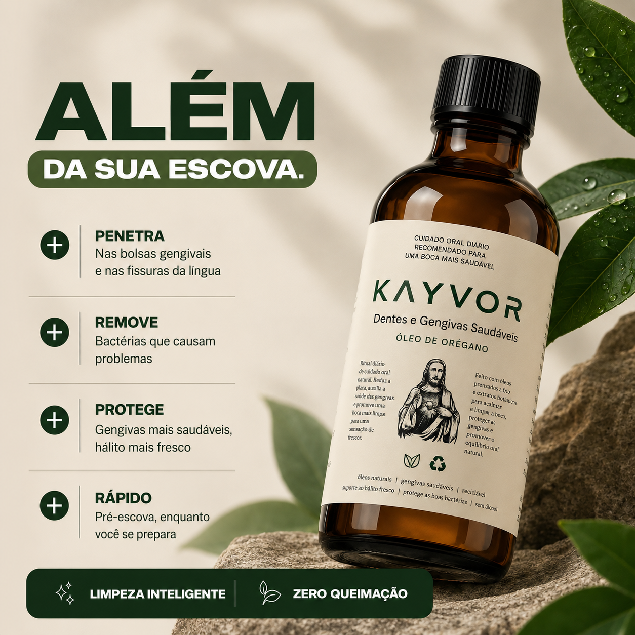 Kayvor® Dentes Saudáveis & Gengiva Saudável